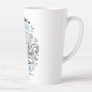 Latte Tasse de café Ocean Lover à trop de tentacules