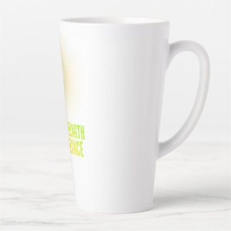 Latte Tasse de conception numérique Espoir et Force Pers