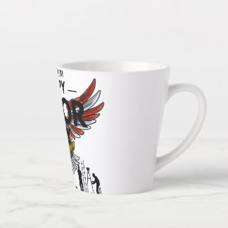 Latte tasse de tasse