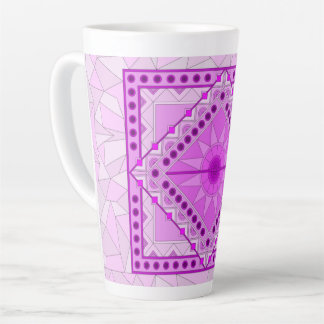 LATTE TASSE DÉCORATIVE ART PURPURA