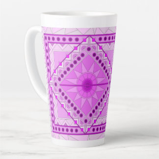 LATTE TASSE DÉCORATIVE ART PURPURA