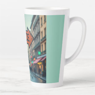 Latte-Tasse (Friedenszeichen) Milchtasse