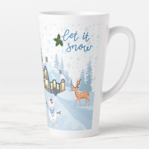Latte Tasse im Stilstil