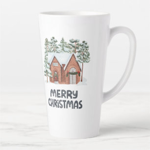 Latte Tasse im Stilstil