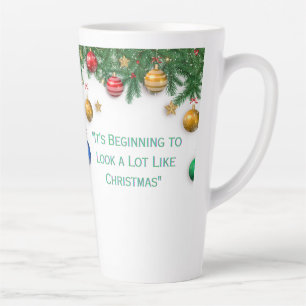 Latte Tasse im Stilstil