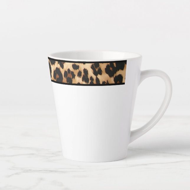 Latte Tasse Leopard Print (Rechts)