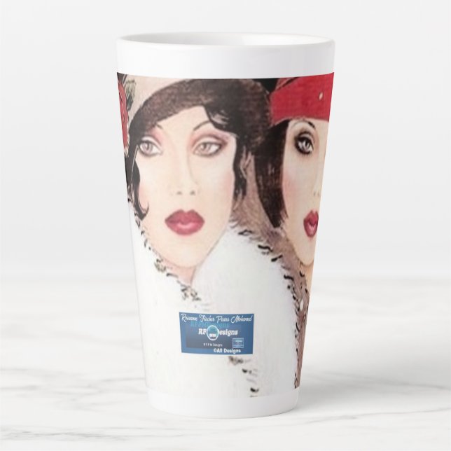 Latte Tasse Lg (Winter Red 2) RFPMDesign ©️ 2024 (Vorderseite)