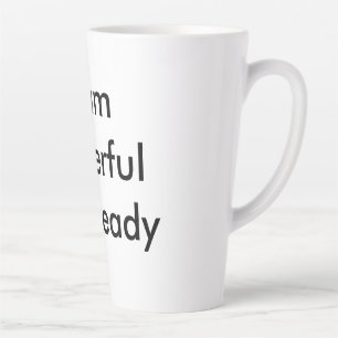 Latte Tasse Magie du Lundi – Citation drôle de café pour