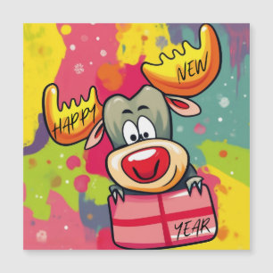 Latte Tasse Magnetkarte