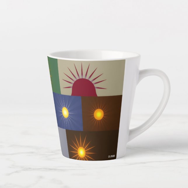 Latte-Tasse Milchtasse (Rechts)