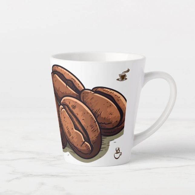 Latte-Tasse Milchtasse (Rechts)