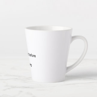 Latte-Tasse Milchtasse
