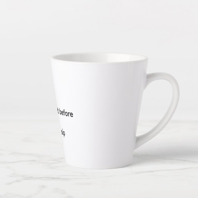Latte-Tasse Milchtasse (Rechts)