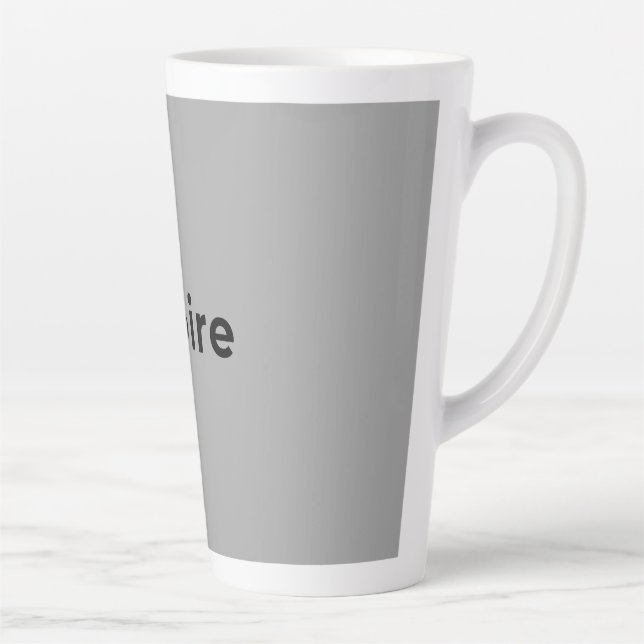 Latte-Tasse Milchtasse (Rechts)
