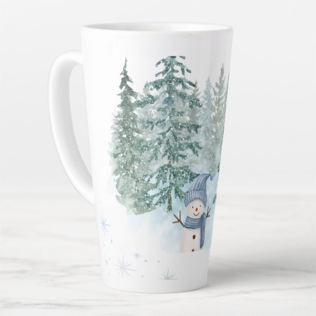 Latte-Tasse Milchtasse (Linke Ecke)