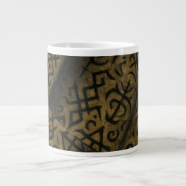 Latte Tasse mit mystischen Symbolen