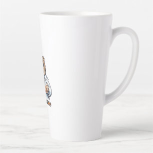 Latte Tasse personnalisée de scientifique avec chat Scot