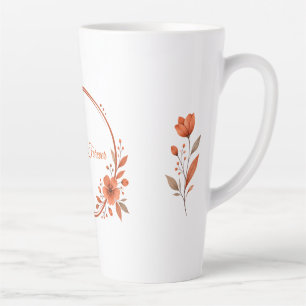 Latte Tasse personnalisée en terre cuite pour couple ave
