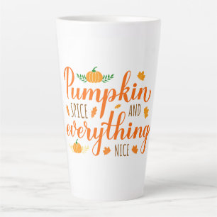 Latte Tasse-Pumpkin-Gewürz Milchtasse