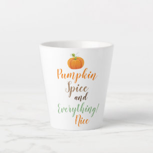 Latte Tasse-Pumpkin-Gewürz Milchtasse
