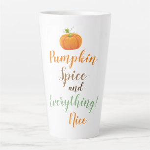 Latte Tasse-Pumpkin-Gewürz Milchtasse