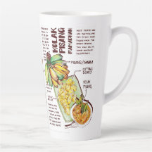 Latte Tasse Ramadan Iftar Dish Kolak Banana