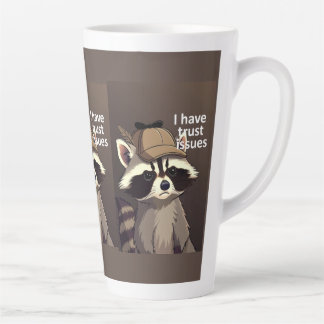 Latte Tasse Raton Laveur Problèmes de Confiance | Raton