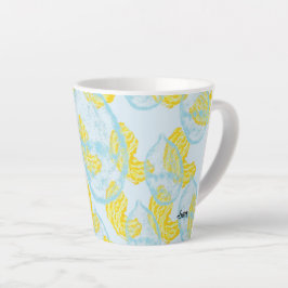 Latte Tasse: Regen Teardrops von Kartoffelchips Milchtasse