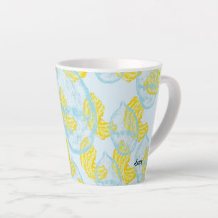 Latte Tasse: Regen Teardrops von Kartoffelchips Milchtasse