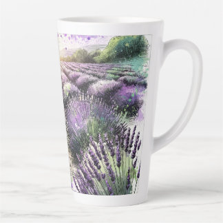 Latte Tasse Sérénité Fleur de Lavande
