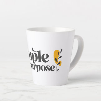 Latte Tasse Simple à Dessin