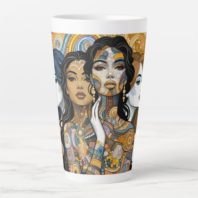 Latte Tasse "Unified Radiance" (Vorderseite)