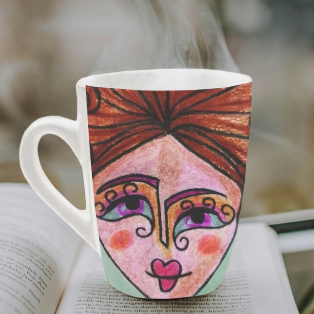 Latte Tasse (Whimsical Women - 01) (Von Creator hochgeladen)