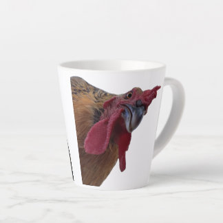 Latte-Tassen-Hühnchen-Porträts Milchtasse