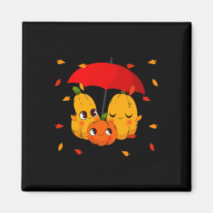 Lattes Pumpkin Gewürz Herbst Halloween Frauen Magnet