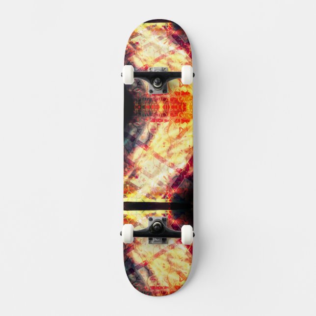 Lattice Fire Skateboard (Vorderseite)