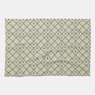 Lattice Pansy Tea Towel Geschirrtuch