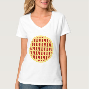 Lattice Pie - Rot (Kirsche/Erdbeere/etc.) - Pi Day T-Shirt