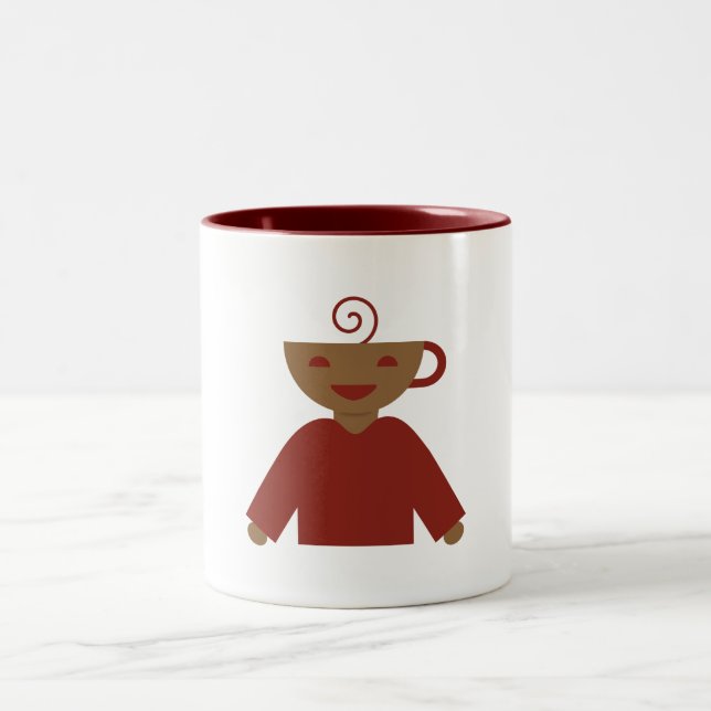 Latty Mug Zweifarbige Tasse (Mittel)