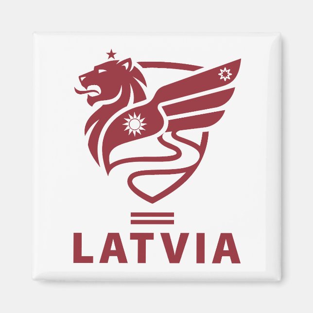 Latvia Baltic State Northern Europe Magnet (Vorne)