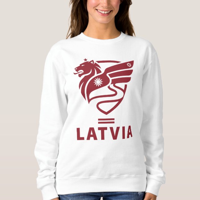 Latvia Baltic State Northern Europe Sweatshirt (Vorderseite)