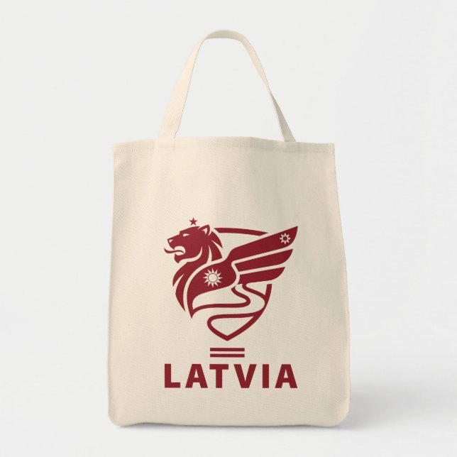 Latvia Baltic State Northern Europe Tragetasche (Vorne)