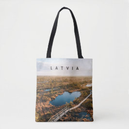 Latvia nature walk, travel souvenir tasche
