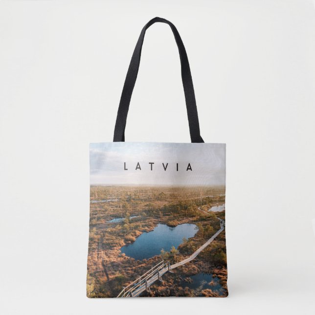 Latvia nature walk, travel souvenir tasche (Vorderseite)
