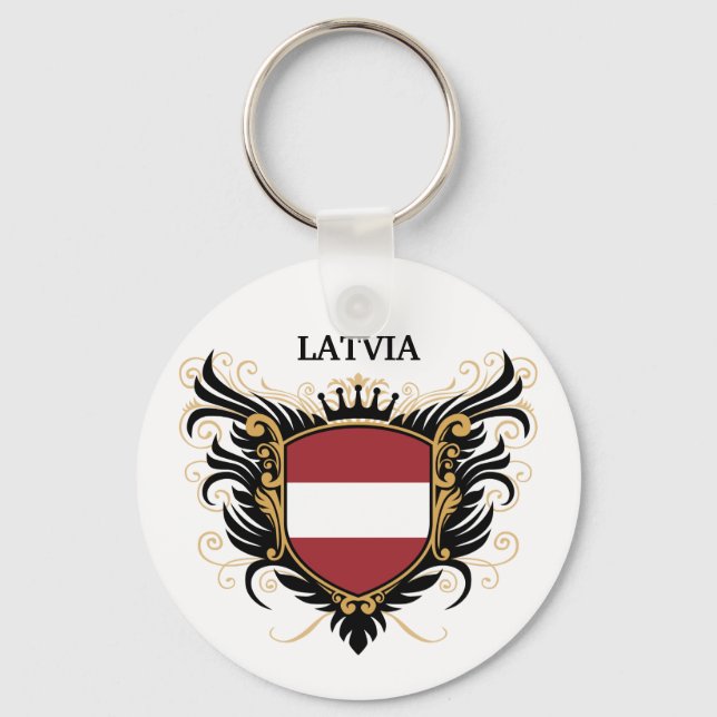 Latvia [personalize] schlüsselanhänger (Vorderseite)