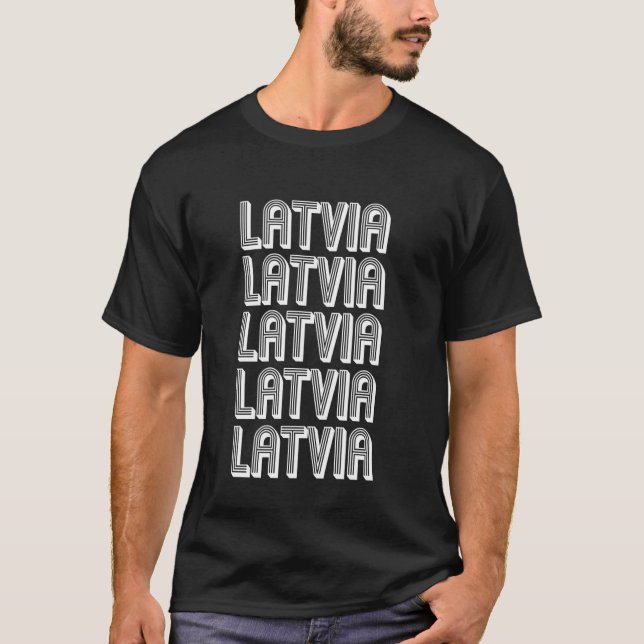 Latvia T-Shirt (Vorderseite)