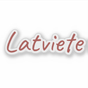 Latviete Aufkleber