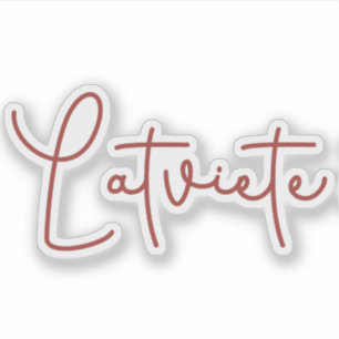 Latviete Aufkleber