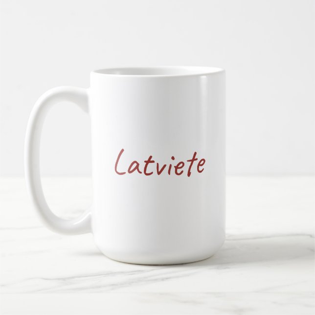 Latviete Kaffeetasse (Links)