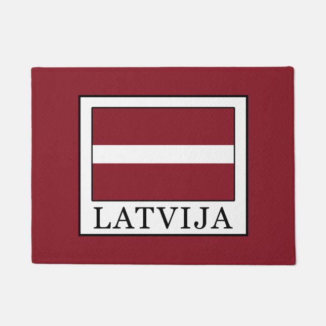 Latvija Fußmatte (Vorderseite)